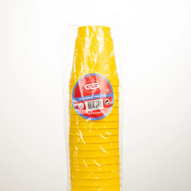 Vasos 12oz amarillo